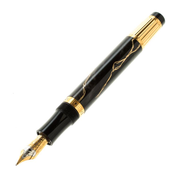 Pre Owned Montblanc Patron of Art Edition Hommage à Alexander the Great 4810 Limited Edition Fountain Pen, with a 18k Gold Nib