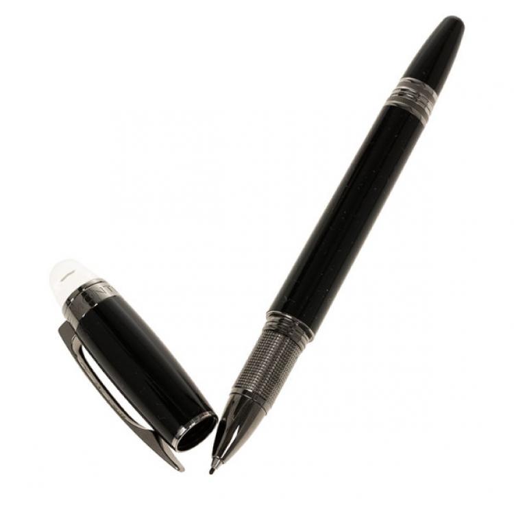مملوكة مسبقًا Montblanc StarWalker Black Resin Silver Tone Fineliner Pen