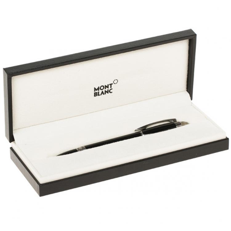 مملوكة مسبقًا Montblanc StarWalker Black Resin Silver Tone Fineliner Pen
