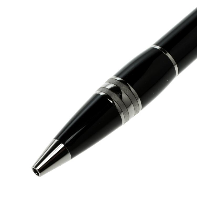 Pre Owned Montblanc Black Resin StarWalker Midnight Ballpoint Pen