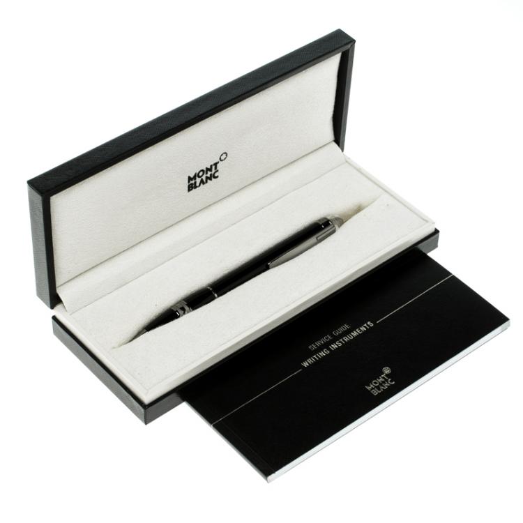 Pre Owned Montblanc Black Resin StarWalker Midnight Ballpoint Pen
