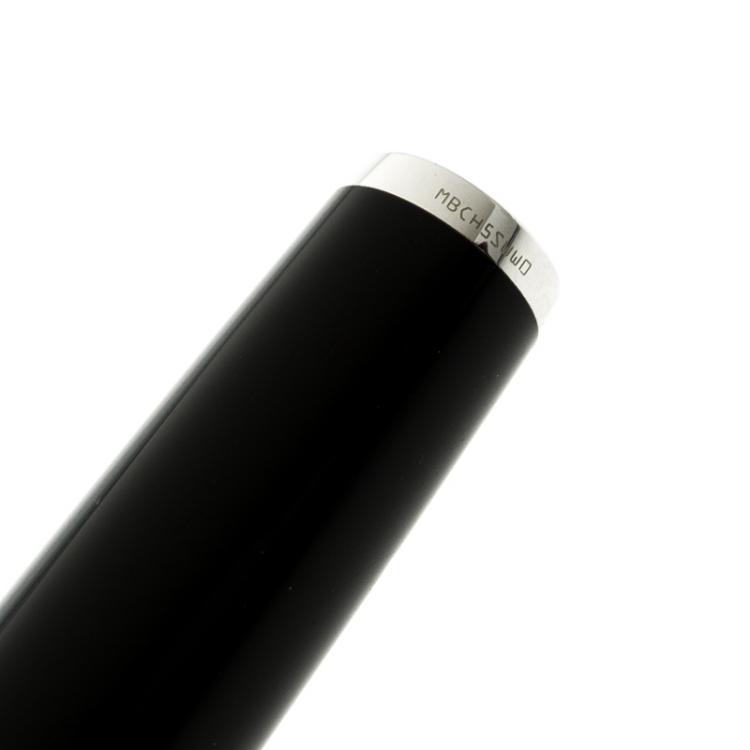 Pre Owned Montblanc Black Resin Cruise Collection Ballpoint Pen