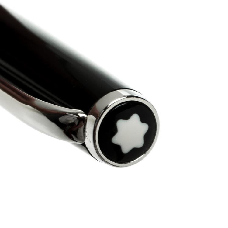 Pre Owned Montblanc Black Resin Cruise Collection Ballpoint Pen