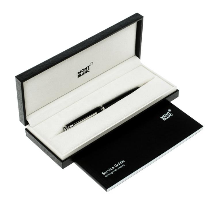 Pre Owned Montblanc Black Resin Cruise Collection Ballpoint Pen