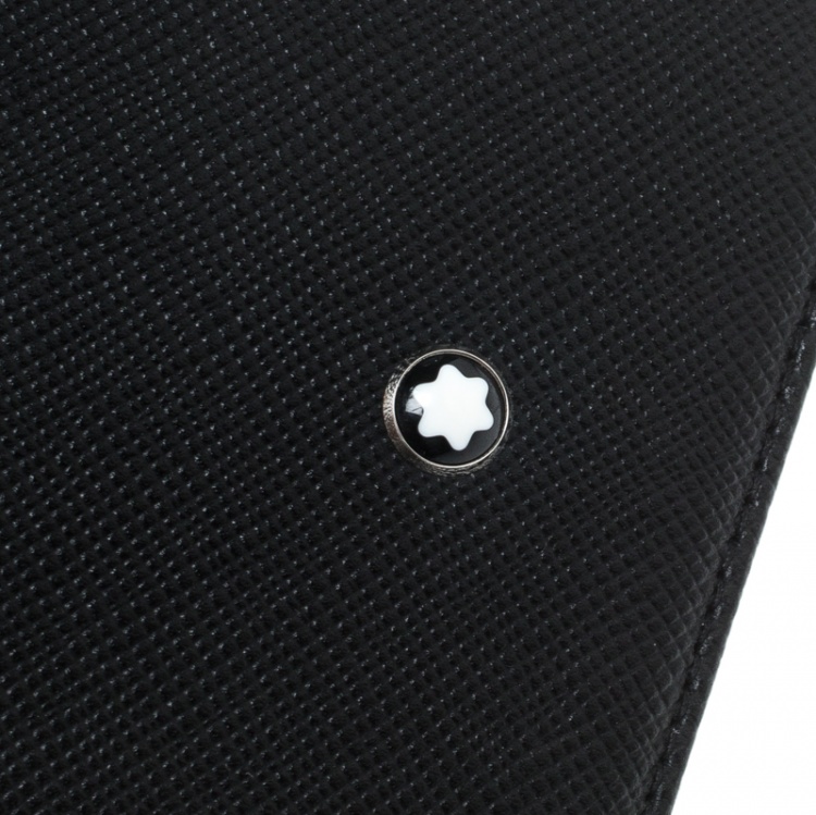 Pre Owned Montblanc Black Leather iPhone 7 Flip Case