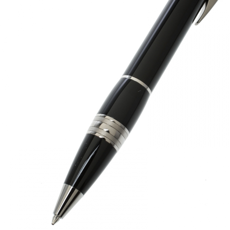 Pre Owned Montblanc Star Walker Black Resin Ruthenium Coated Ballpoint Pen