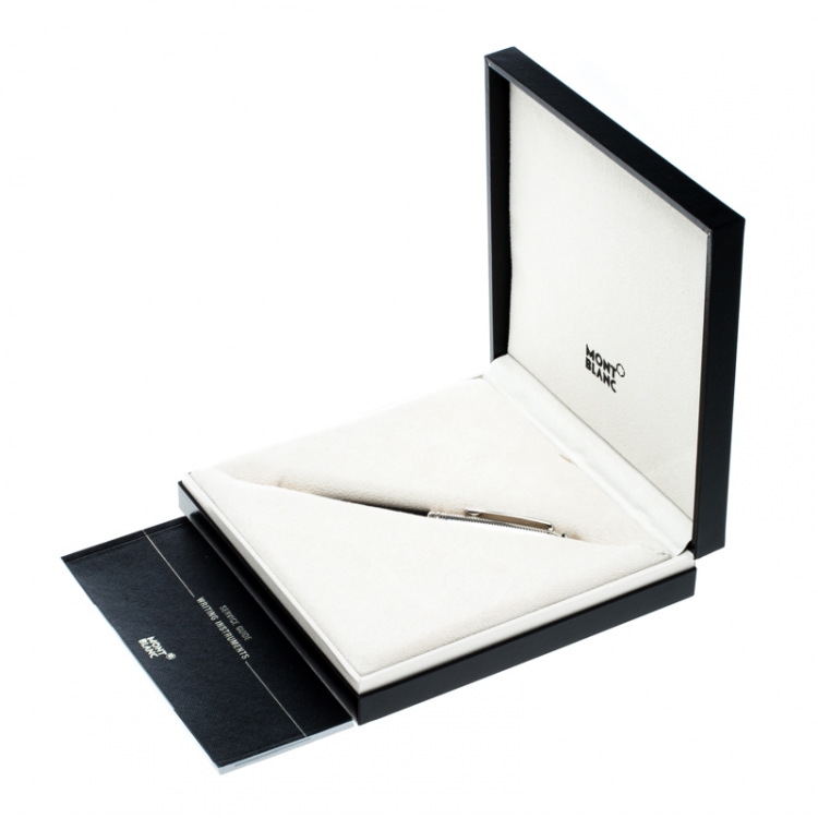 Pre Owned Montblanc Meisterstuck Solitaire Doue Silver Ballpoint Pen 