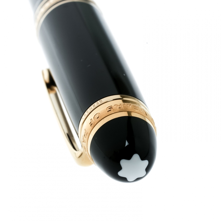 Pre Owned Montblanc Meisterstück 75th Anniversary Diamond Resin Fountain Pen