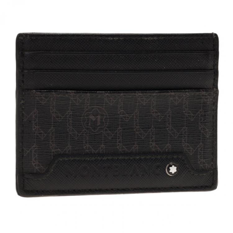 Pre Owned Montblanc Black Meiserstruck Card Holder