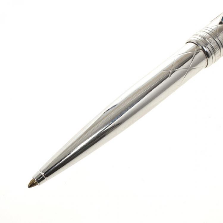 Pre Owned Montblanc Meisterstuck Platinum Finish Ballpoint Pen