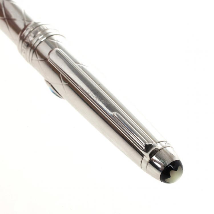 Pre Owned Montblanc Meisterstuck Platinum Finish Ballpoint Pen