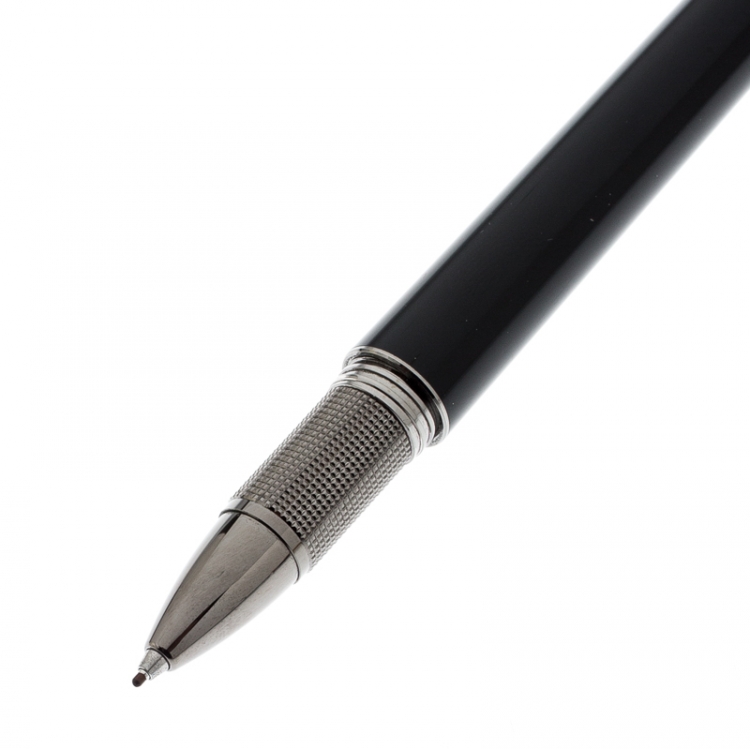 Pre Owned Montblanc StarWalker Black Resin Silver Tone Fineliner Pen