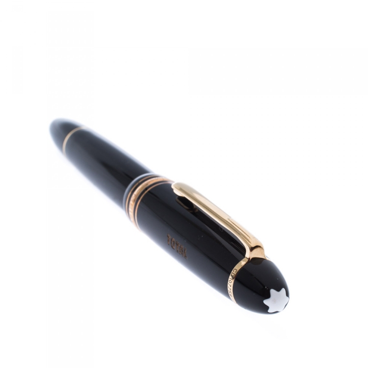Pre Owned Montblanc Black Resin Meisterstuck Classique LeGrand Fountain Pen
