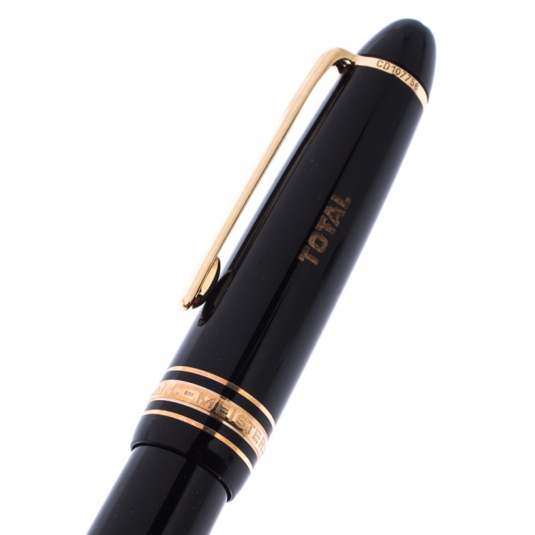 Pre Owned Montblanc Black Resin Meisterstuck Classique LeGrand Fountain Pen