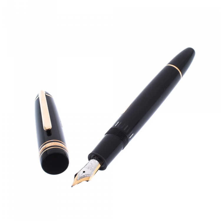 Pre Owned Montblanc Black Resin Meisterstuck Classique LeGrand Fountain Pen