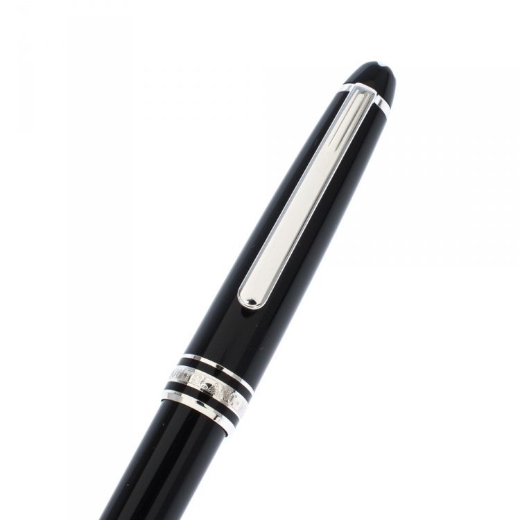 مملوكة مسبقًا Montblanc Meisterstuck Black Resin Silver Tone Mechanical Pencil 
