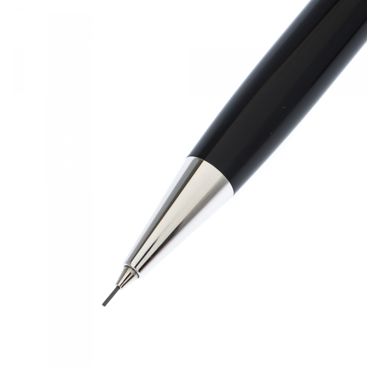 مملوكة مسبقًا Montblanc Meisterstuck Black Resin Silver Tone Mechanical Pencil 