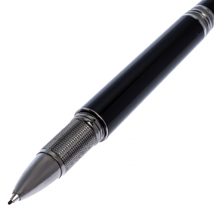 Pre Owned Montblanc StarWalker Black Resin Ruthenium Coated Fineliner Pen