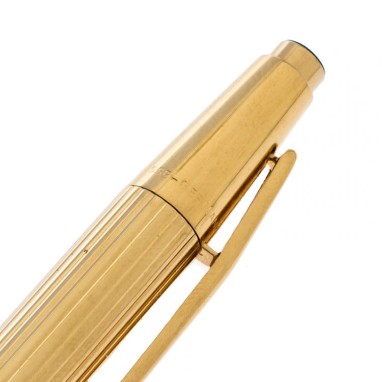 Pre Owned Montblanc Vintage Noblesse 20K Gold Plated Ballpoint Pen
