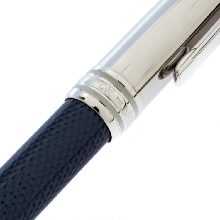 Pre Owned Montblanc Meisterstück Solitaire Doué Blue Hour Classique Ballpoint Pen