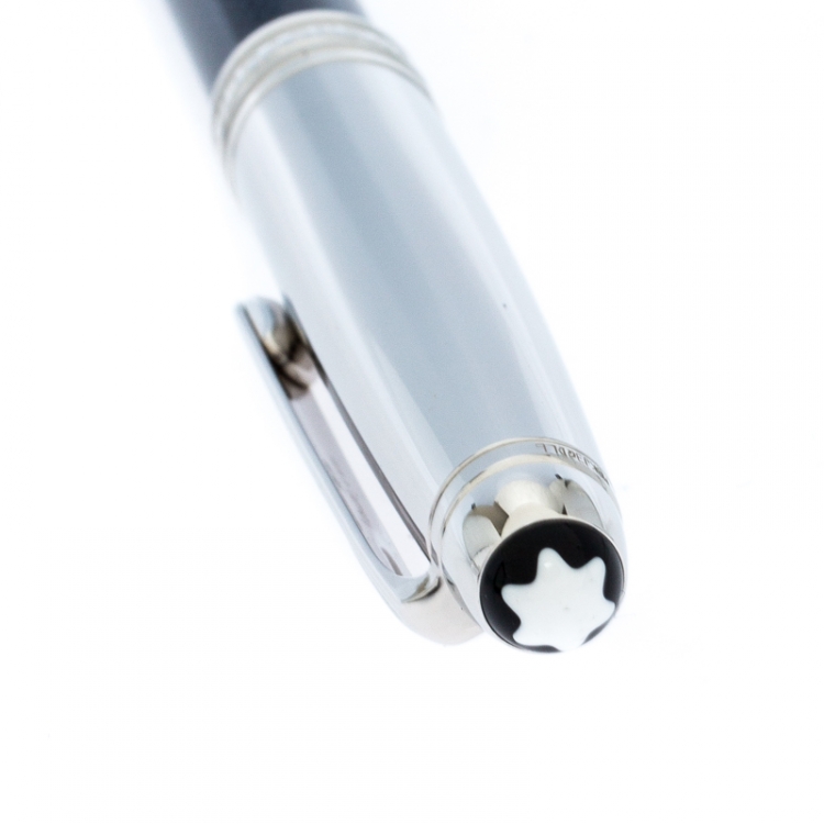 Pre Owned Montblanc Meisterstück Solitaire Doué Blue Hour Classique Ballpoint Pen