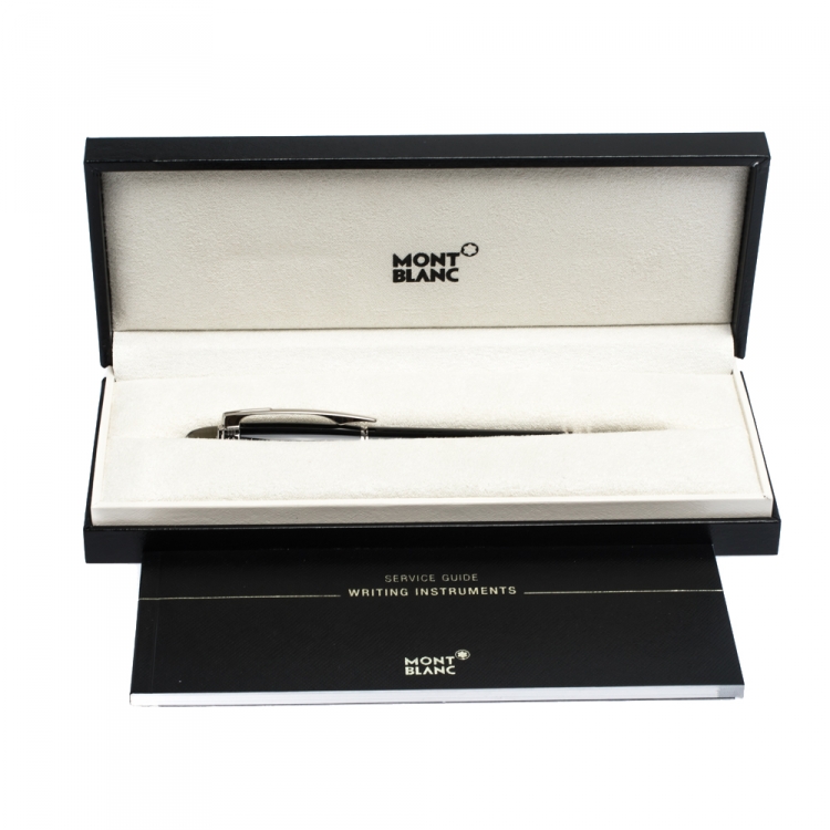 مملوكة مسبقًا Montblanc StarWalker Black Resin Silver Tone Fineliner Pen