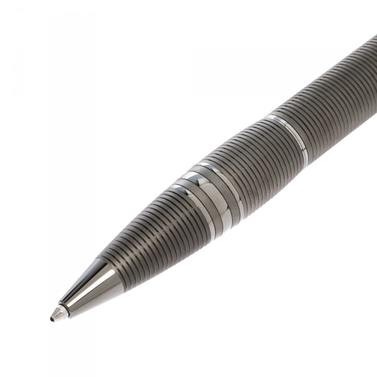 Pre Owned Montblanc StarWalker Midnight Black Ruthenium Plated Metal Ballpoint Pen