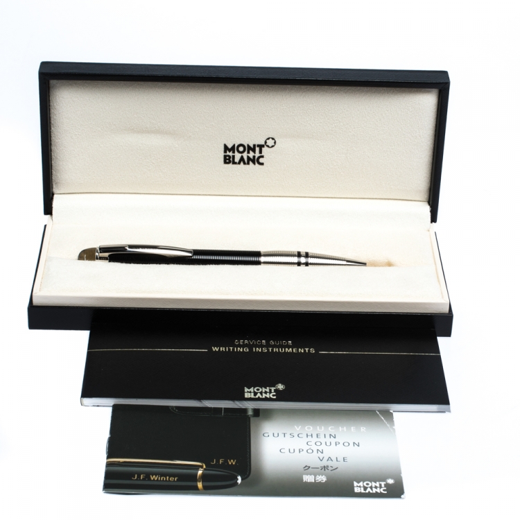 Pre Owned Montblanc StarWalker Doue Textured Two Tone Ballpoint Pen