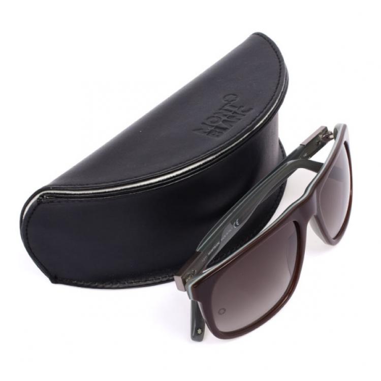 Pre Owned Montblanc Brown Men Wayfarers