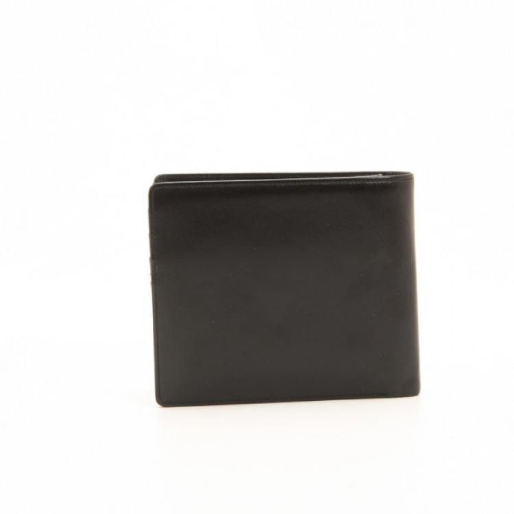 مملوكة مسبقًا MontBlanc Black Leather Meisterstuck Wallet 