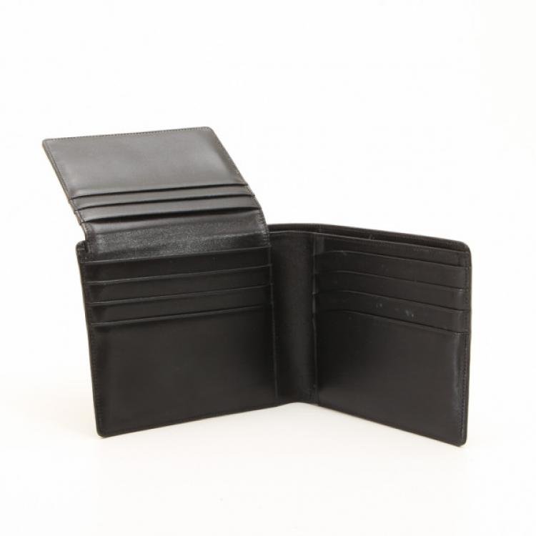 مملوكة مسبقًا MontBlanc Black Leather Meisterstuck Wallet 