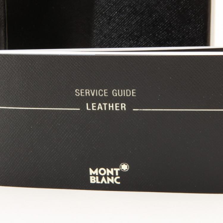مملوكة مسبقًا MontBlanc Black Leather Meisterstuck Wallet 