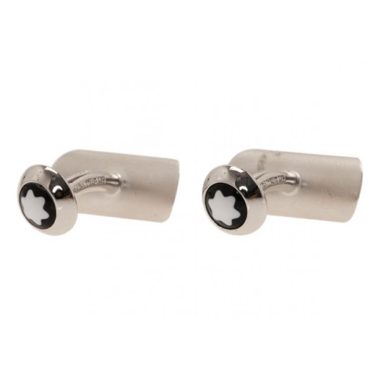 Pre Owned Montblanc Silver Cufflinks