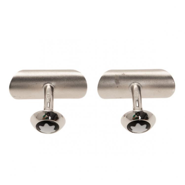Pre Owned Montblanc Silver Cufflinks