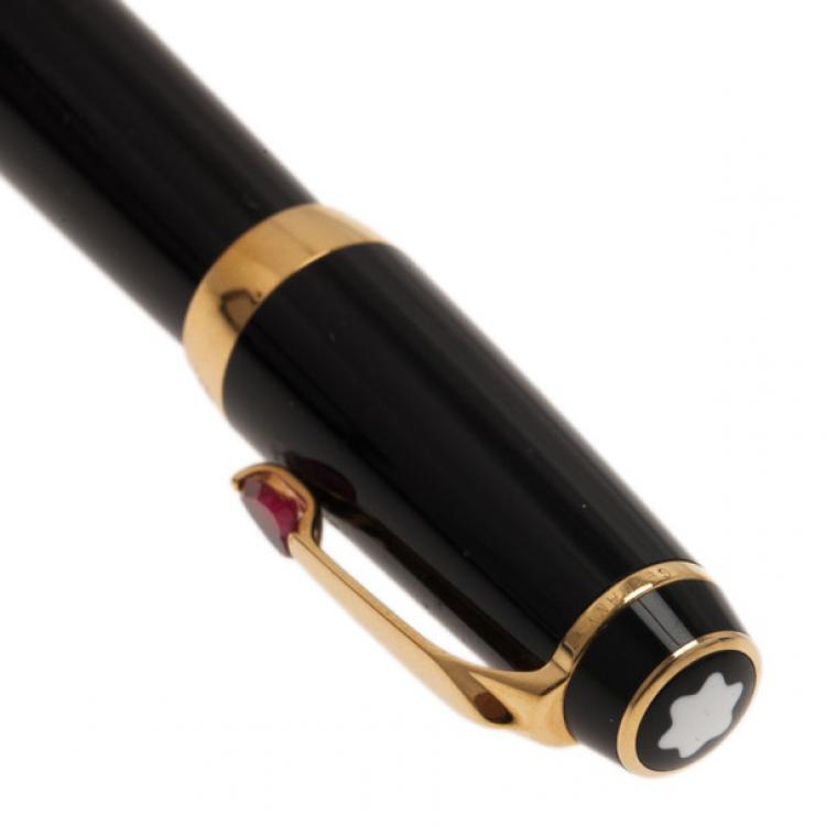 Pre Owned Montblanc Resin Je T'aime Boheme Fountain Pen