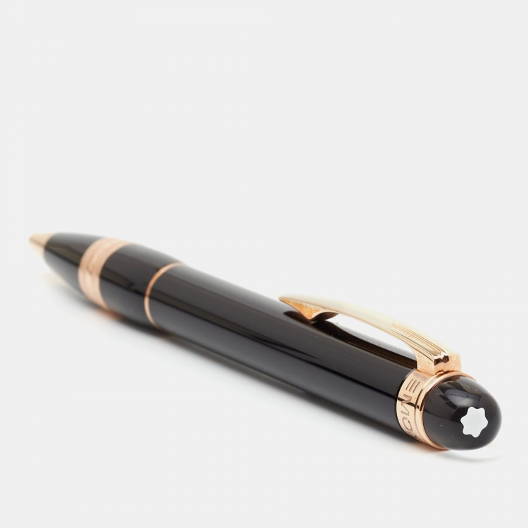 Pre Owned Montblanc Starwalker Rose Gold Tone Resin Ballpoint Pen