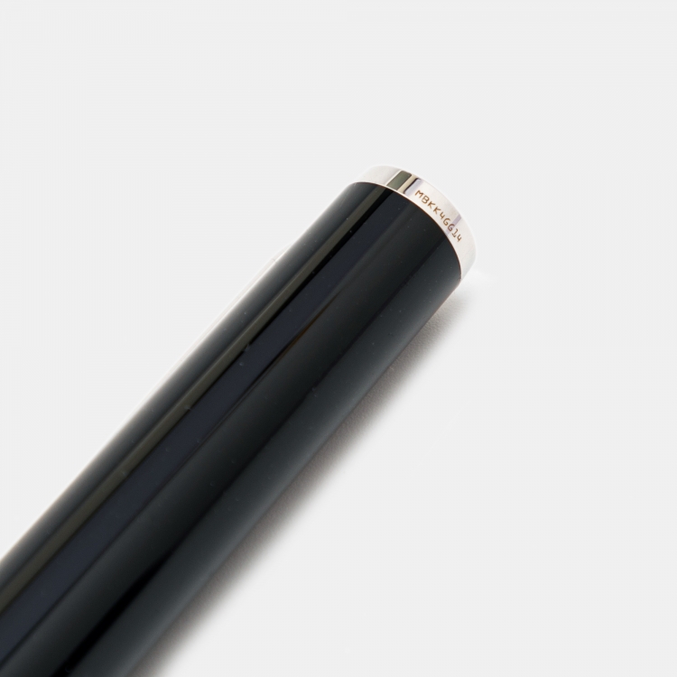 Pre Owned Montblanc PIX Black Resin Silver Tone Ballpoint Pen