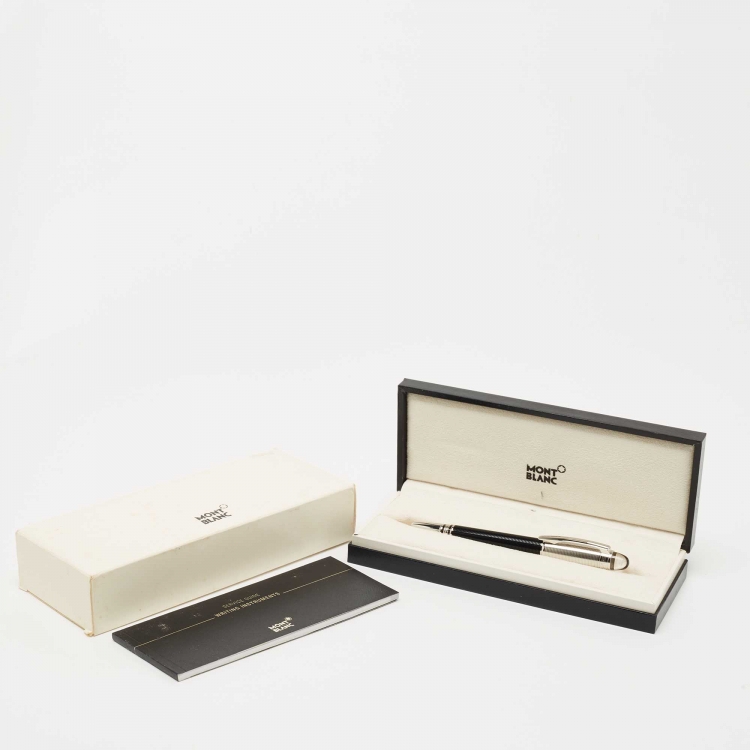 Pre Owned Montblanc StarWalker Precious Resin Doue Guilloché Fineliner Pen
