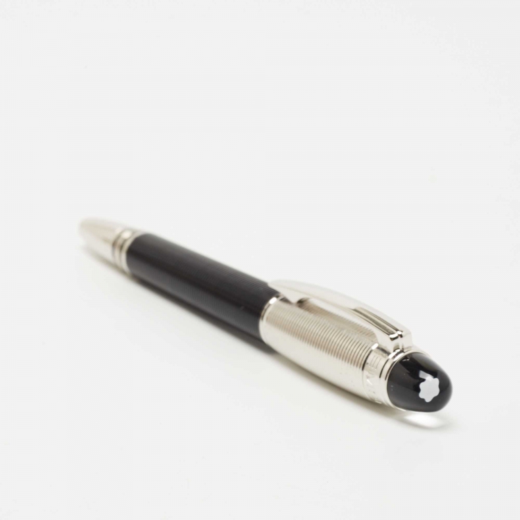 Pre Owned Montblanc StarWalker Precious Resin Doue Guilloché Fineliner Pen