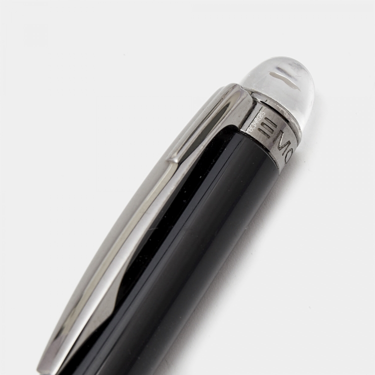 Pre Owned Montblanc StarWalker Midnight Black Resin Ruthenium Coated Ballpoint Pen