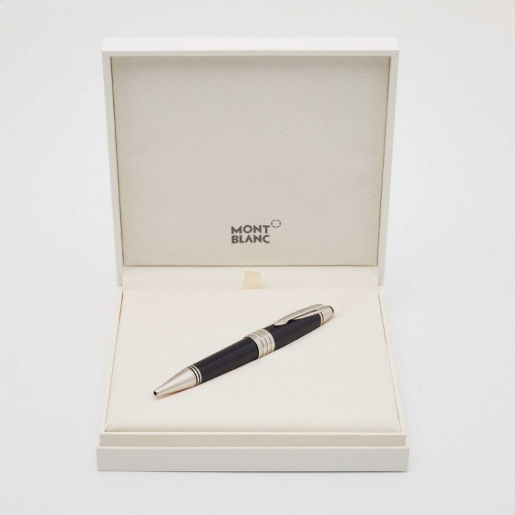 Pre Owned Montblanc John F. Kennedy Special Edition Resin Silver Tone Ballpoint Pen