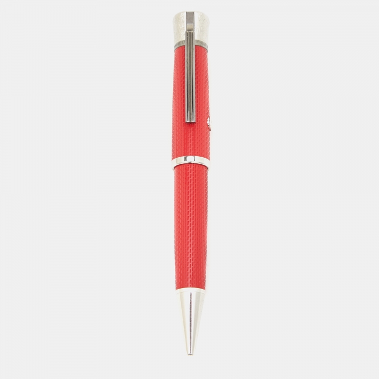 Pre Owned Montblanc Great Characters James Dean Special Edition Resin Silver Tone Ballpoint Pen