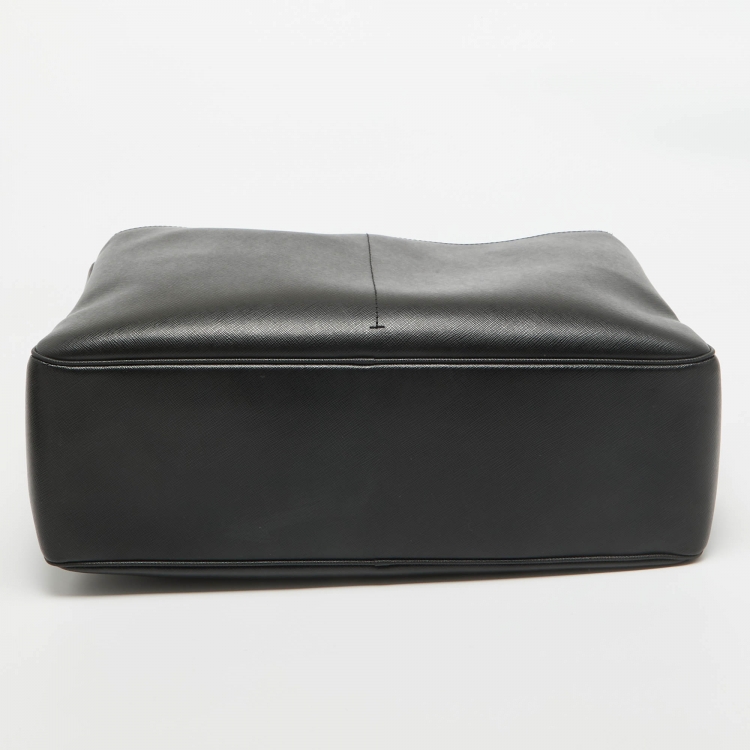 Pre Owned Montblanc Black Leather Large Sartorial Document Case