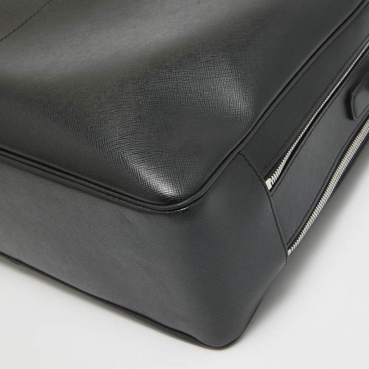 Pre Owned Montblanc Black Leather Large Sartorial Document Case