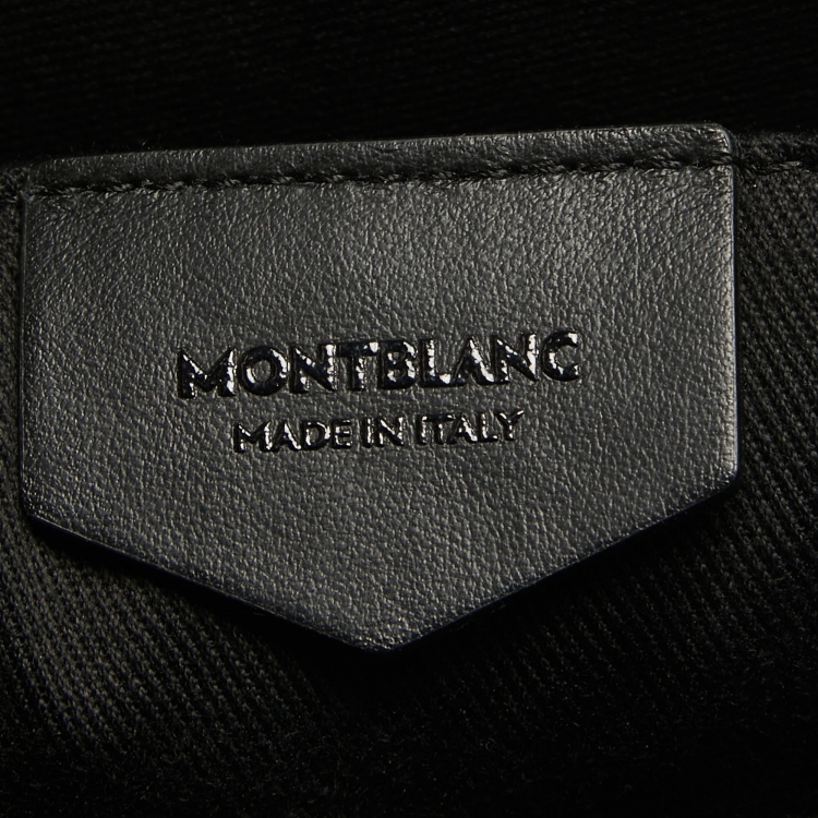 Pre Owned Montblanc Black Leather Large Sartorial Document Case