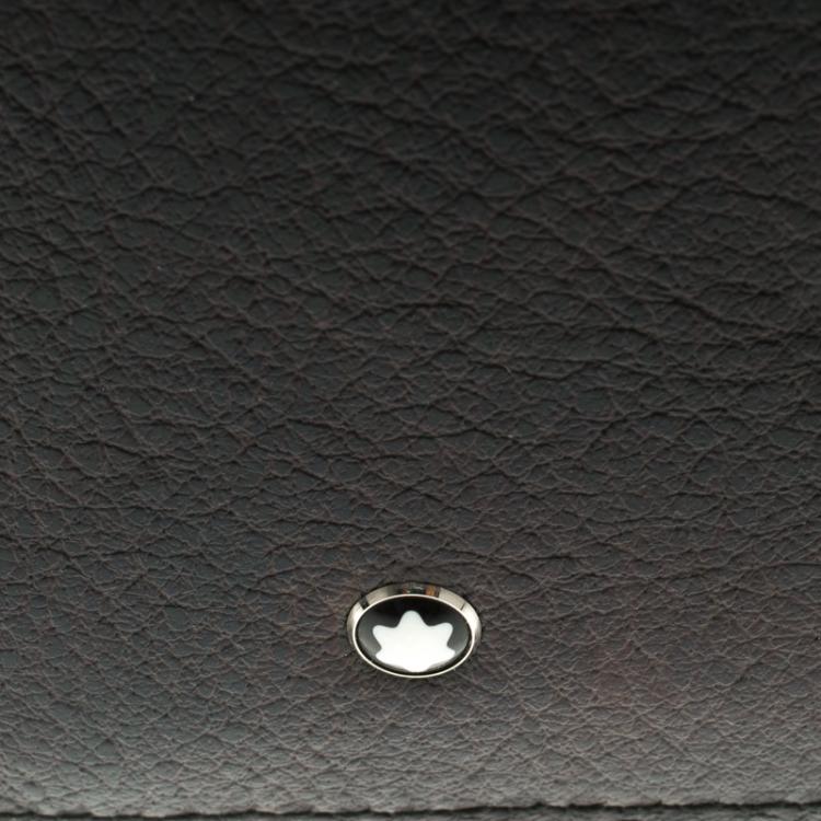 Pre Owned Montblanc Black Leather West Extreme Wallet