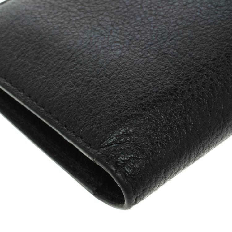 Pre Owned Montblanc Black Leather West Extreme Wallet