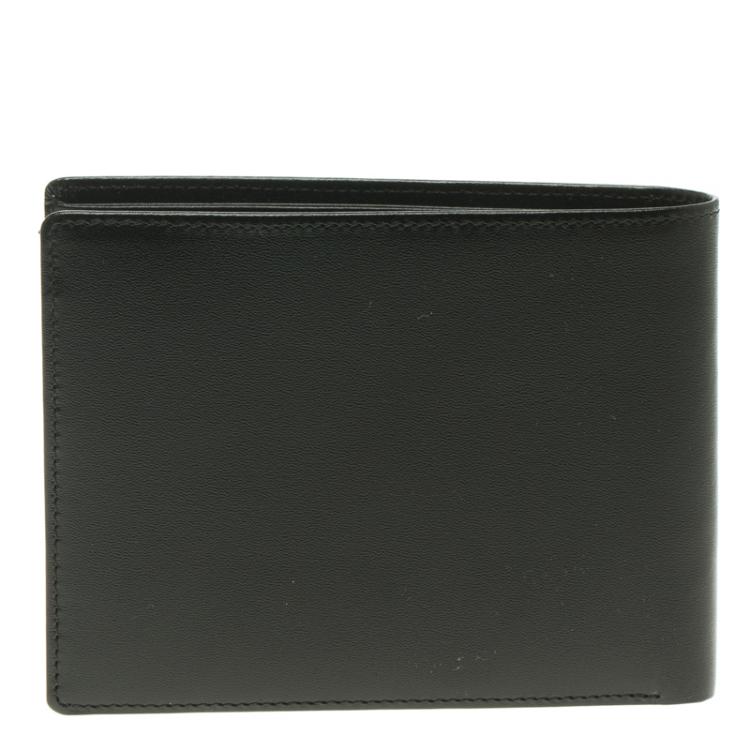 Pre Owned Montblanc Black Leather Meisterstuck Bifold Wallet