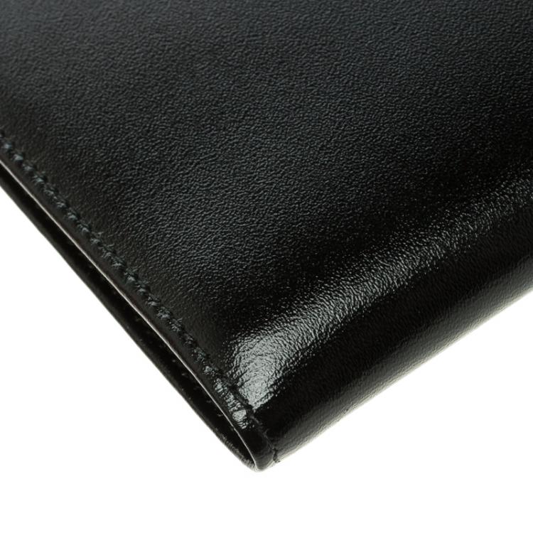 Pre Owned Montblanc Black Leather Miesterstuck Bifold Wallet