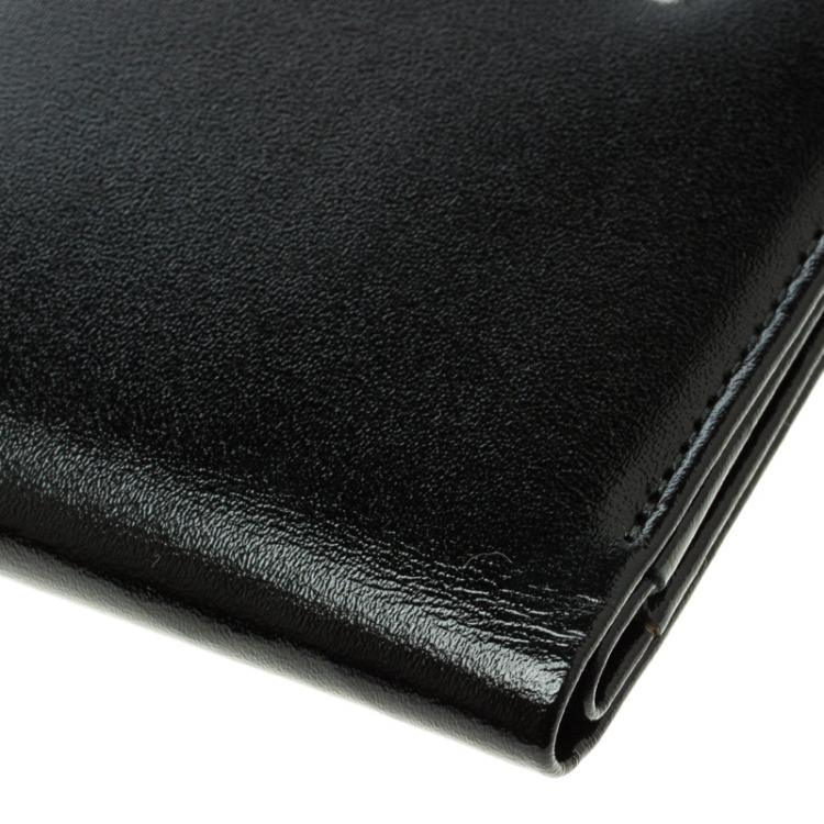 Pre Owned Montblanc Black Leather Miesterstuck Bifold Wallet